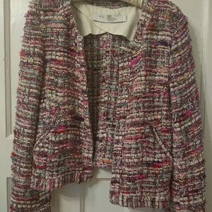 IRO Multicolor Tweed Jacket Size 38
